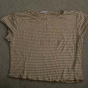 Stripped Cropped Top